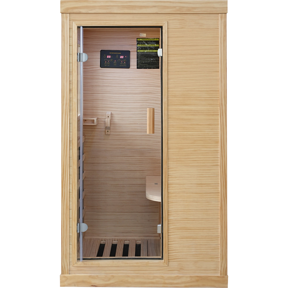 Outexer HF6 Indoor 1-Person Infrared Sauna | Compact Single Sauna Outexer HF6 Indoor 1-Person Infrared Sauna | Compact Single Sauna