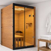 Outexer T-52S Indoor 2-Person Traditional Sauna | 3kW Heater & Sauna Stones Outexer T-52S Indoor 2-Person Traditional Sauna | 3kW Heater & Sauna Stones