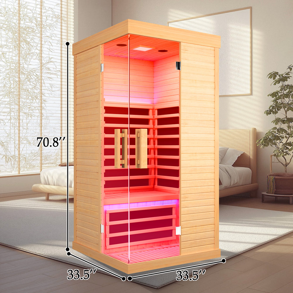 Outexer HK1 infrared sauna size: 70.8 Outexer HK1 infrared sauna size: 70.8