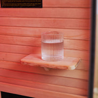 Interior of the Outexer infrared sauna HK2 Interior of the Outexer infrared sauna HK2