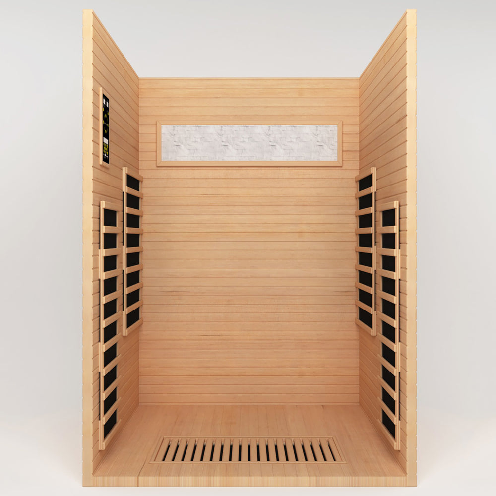 Modeling diagram of the Outexer infrared sauna HK2, showing the installation steps Modeling diagram of the Outexer infrared sauna HK2, showing the installation steps