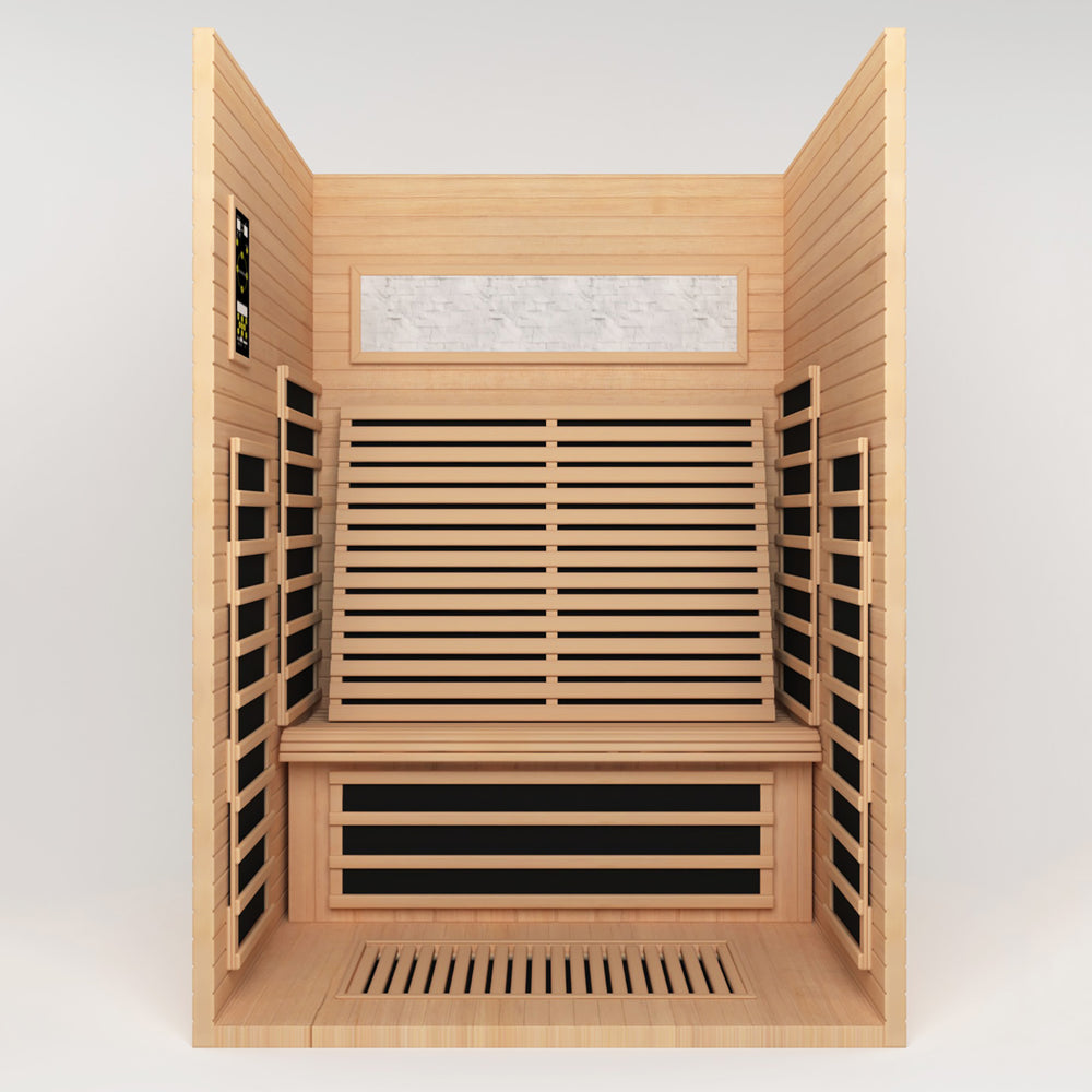Modeling diagram of the Outexer infrared sauna HK2, showing the installation steps Modeling diagram of the Outexer infrared sauna HK2, showing the installation steps