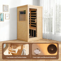 Outexer HF6 Indoor 1-Person Infrared Sauna | Compact Single Sauna Outexer HF6 Indoor 1-Person Infrared Sauna | Compact Single Sauna