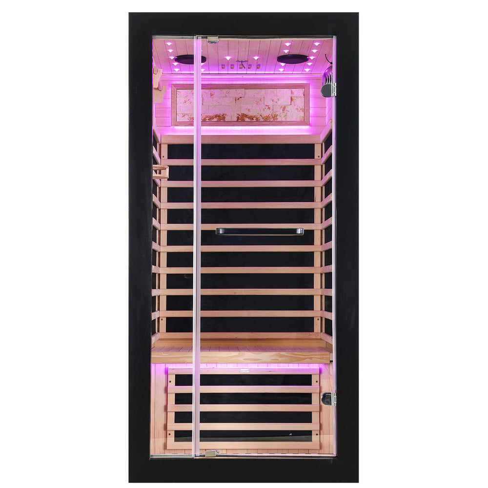 Hemlock Sauna front view Hemlock Sauna front view