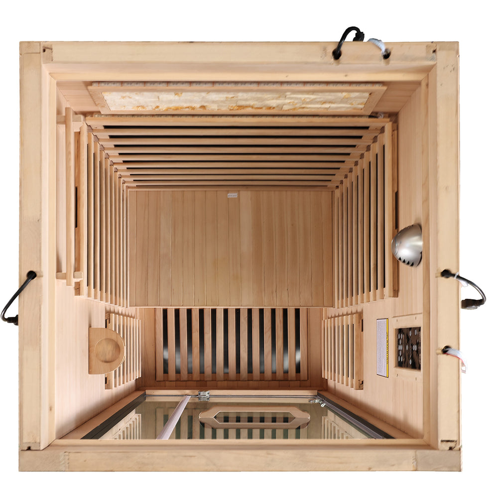 Outexer HF5 Indoor 1-Person Infrared Sauna | Spacious Single Sauna Outexer HF5 Indoor 1-Person Infrared Sauna | Spacious Single Sauna