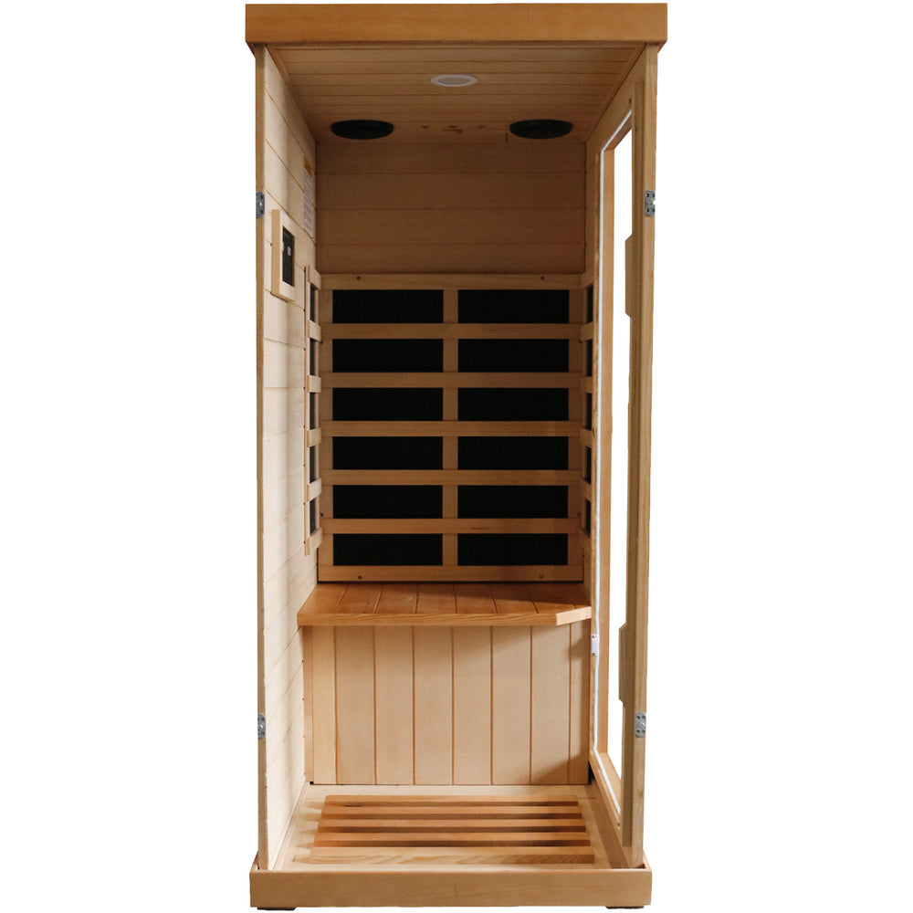 Outexer infrared sauna T-50C interior Outexer infrared sauna T-50C interior