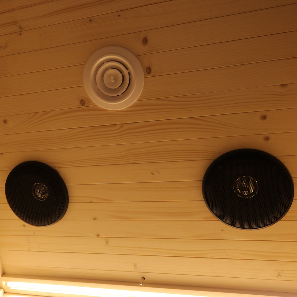 top inside of outexer indoor sauna T-50C2 top inside of outexer indoor sauna T-50C2