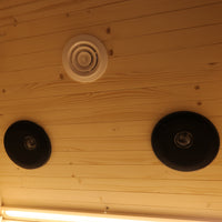 top inside of outexer indoor sauna T-50C2 top inside of outexer indoor sauna T-50C2