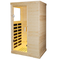 T-50C2 outexer 1 person sauna build from Finland Spruce T-50C2 outexer 1 person sauna build from Finland Spruce