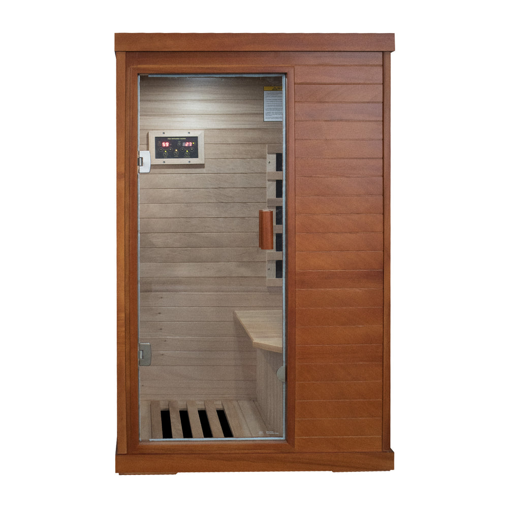 Outexer infrared sauna T-50C3 with Okoume wood Outexer infrared sauna T-50C3 with Okoume wood