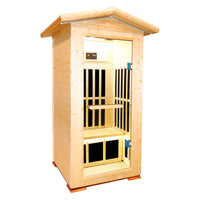 Outexer T59C2 outdoor sauna 1 person infrared sauna Outexer T59C2 outdoor sauna 1 person infrared sauna