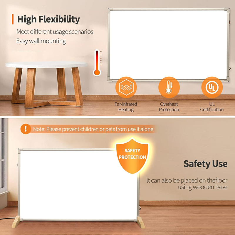 Outexer 550W Far Infrared Wall Heater Panel Outexer 550W Far Infrared Wall Heater Panel