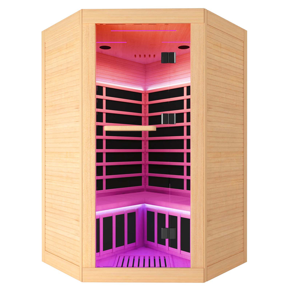 Outexer HK3 indoor 3 person Low EMF far infrared sauna