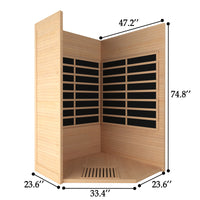size of Outexer HK3 indoor sauna