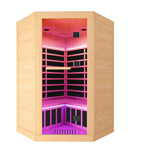 Outexer HK3 Indoor 2–3 Person Corner Infrared Sauna