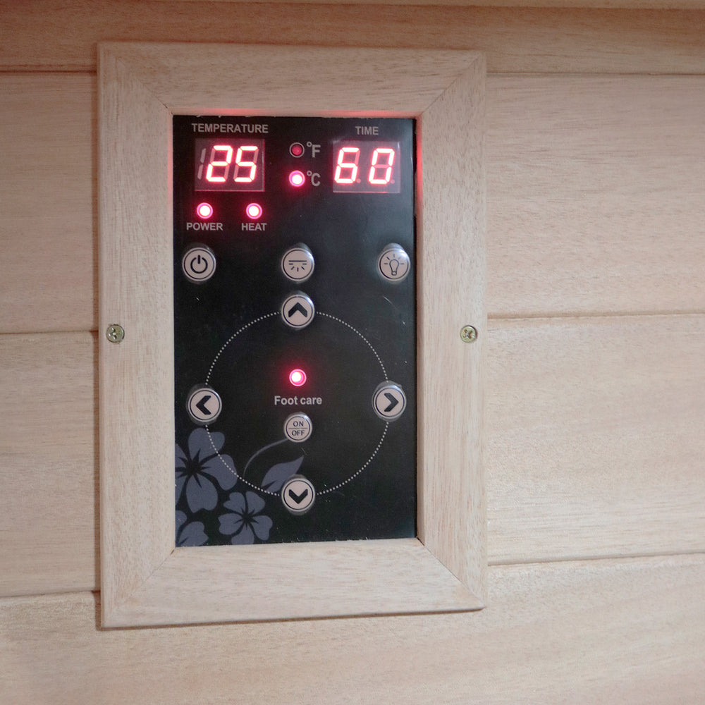 Outexer HM1 infrared sauna control panel