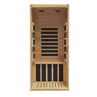 HY-MINI outexer sauna sectional drawing
