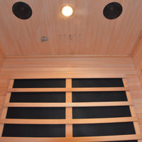 outexer HY2 outdoor sauna interior top