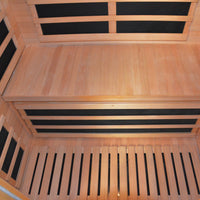 outexer HY2 outdoor sauna interior seat
