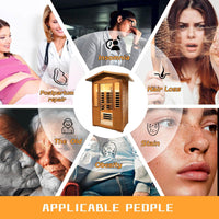 Outexer 2 Person Outdoor Infrared Sauna - T-59C3B