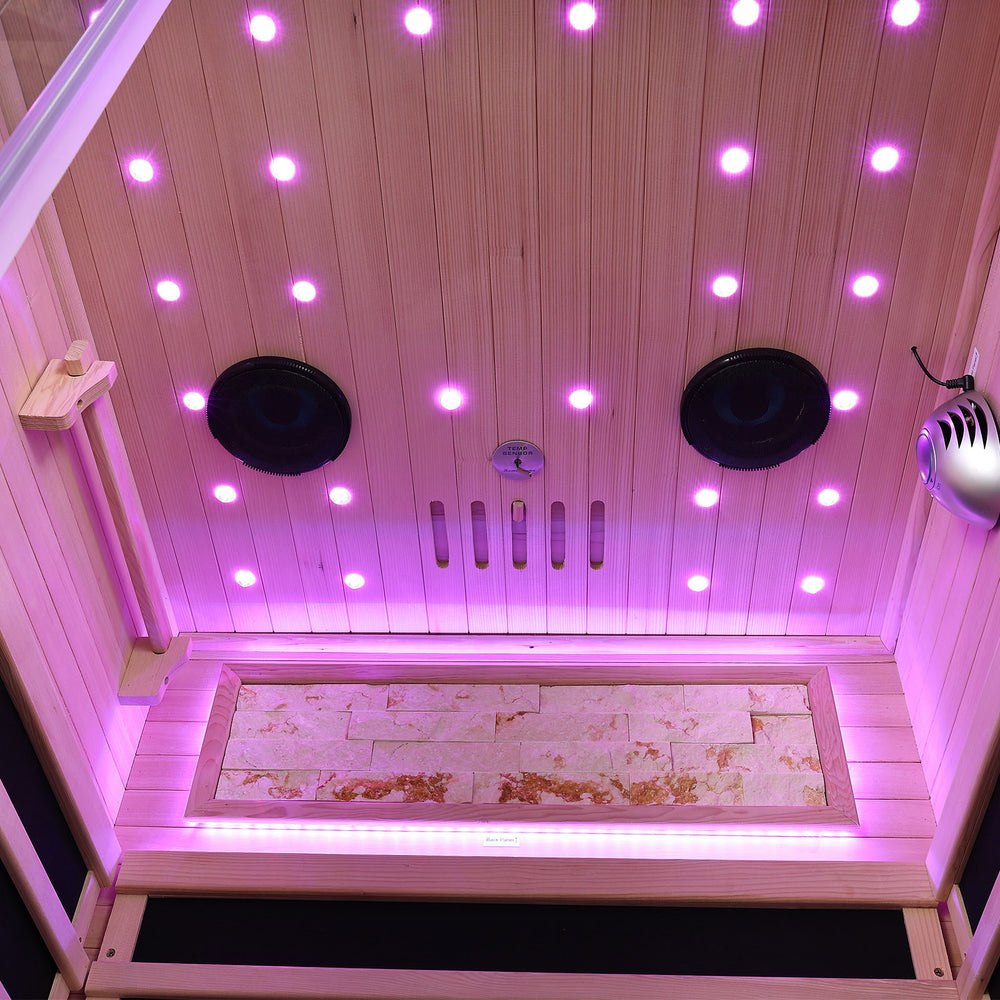 Outexer 1 person sauna interior top