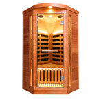 Outexer HF2 Corner Infrared Sauna | 1-Person Indoor Sauna