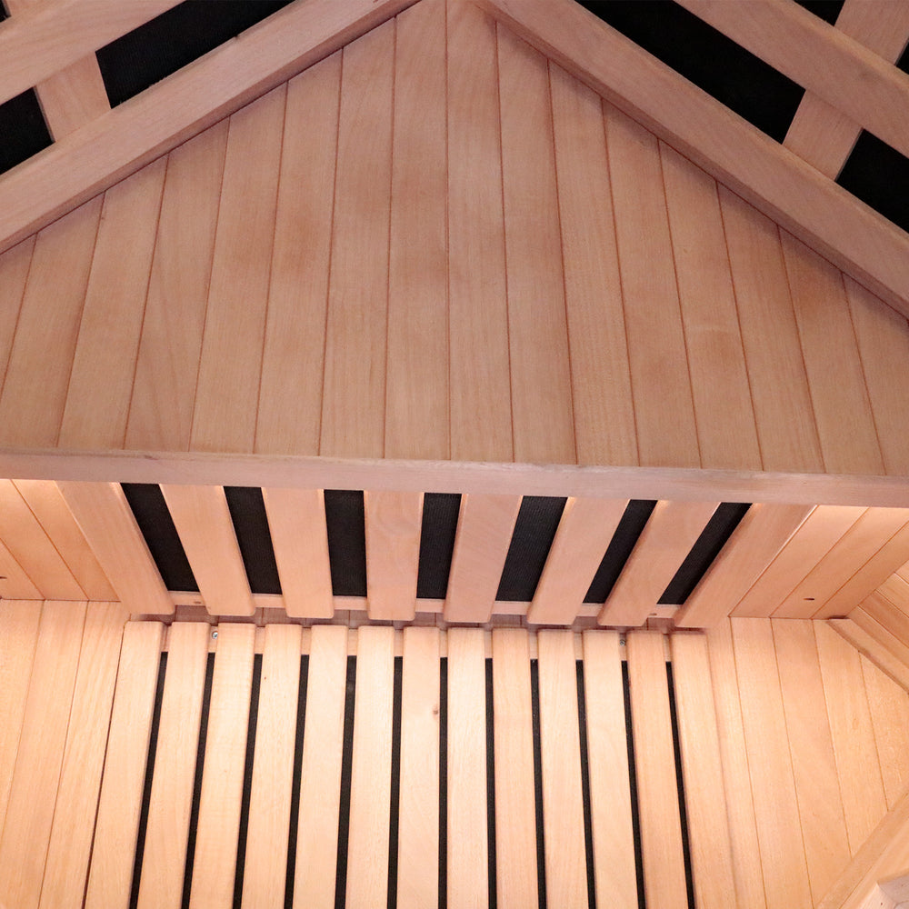 Outexer HF2 Corner Infrared Sauna | 1-Person Indoor Sauna