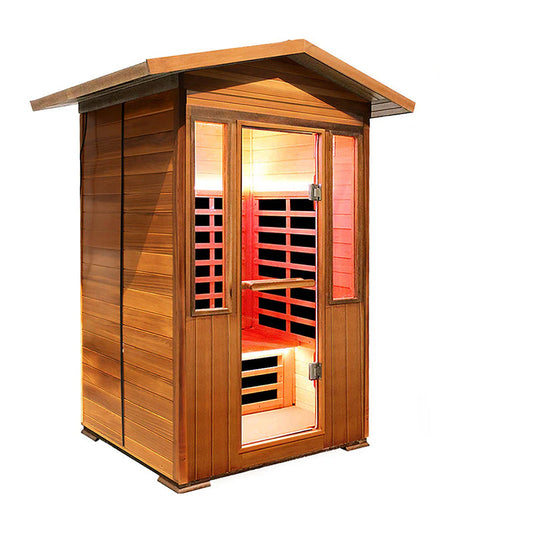 Outexer 2 Person Outdoor Infrared Sauna - T-59C3B