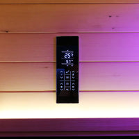 Outexer infrared sauna T52D2 smart control panel
