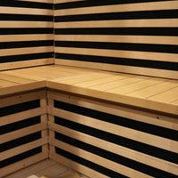 Outexer infrared sauna T52D2 interior seat