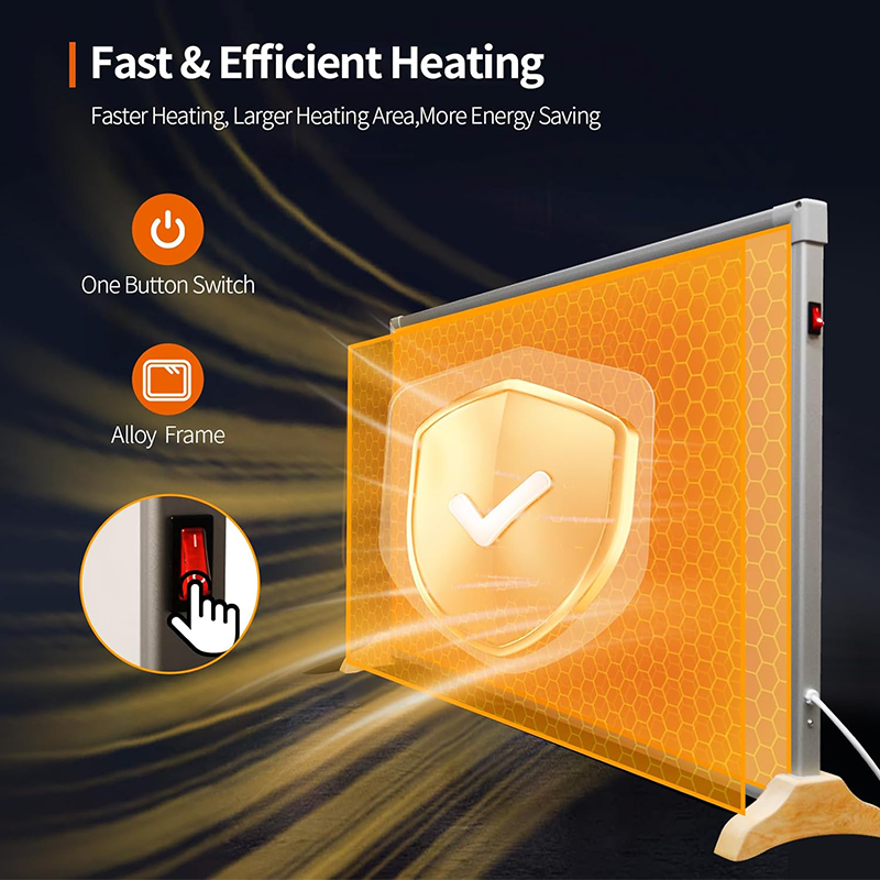 Outexer 550W Far Infrared Wall Heater Panel for Room
