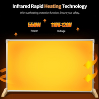 Outexer 550W Far Infrared Wall Heater Panel for Room