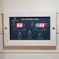 Outexer infrared sauna T-50C control panel