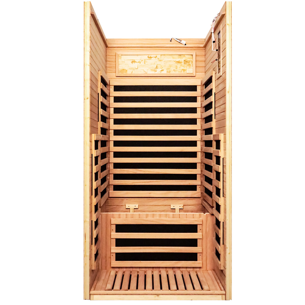 outexer infrared sauna HF1 interior