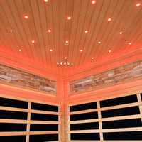 Outexer HS5 Corner Infrared Sauna for 4-5 Person | Canadian Hemlock